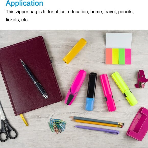 Mesh Zipper Bags, B5 Size File Document Pockets Bill Pouch Folders for Office Ho - Picture 5 of 6